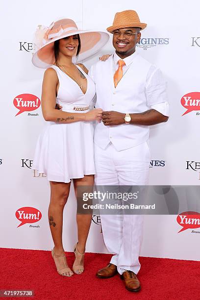 Crystal Renay and Ne-Yo attend the 141st Kentucky Derby at Churchill Downs on May 2, 2015 in Louisville, Kentucky.