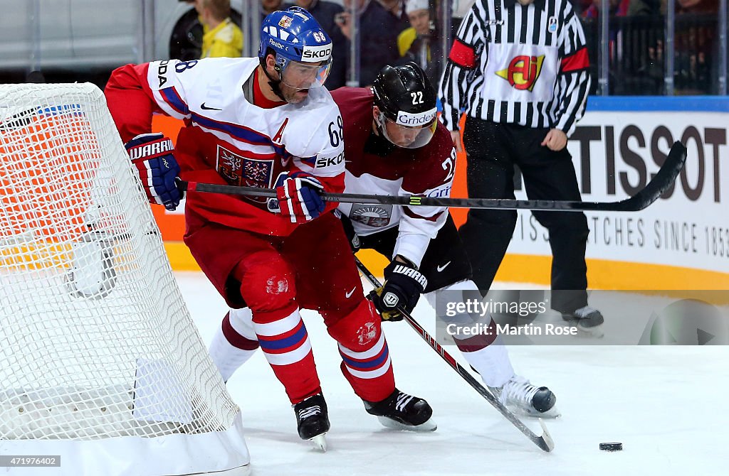 Latvia v Czech Republic - 2015 IIHF Ice Hockey World Championship