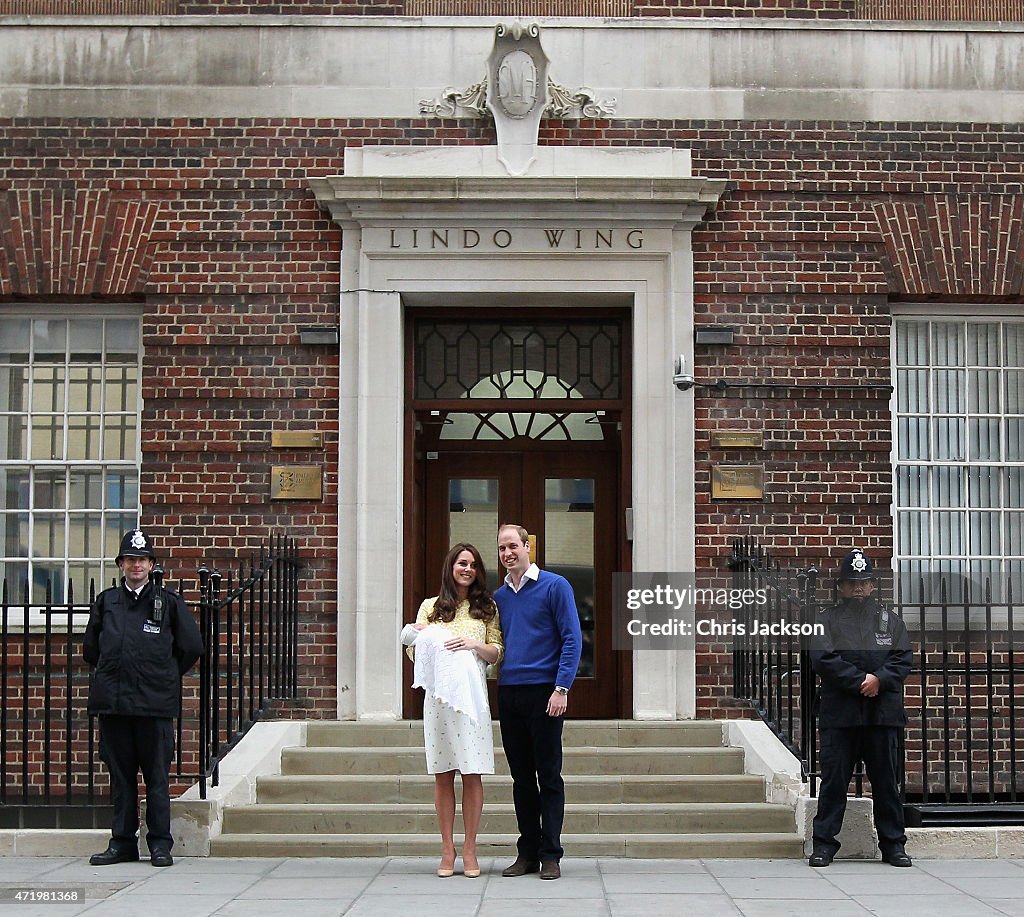 The Duke And Duchess Of Cambridge Depart The Lindo Wing With Their Daughter