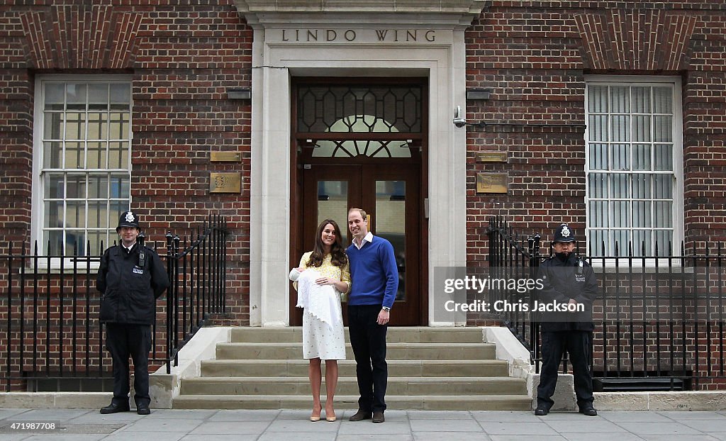 The Duke And Duchess Of Cambridge Depart The Lindo Wing With Their Daughter