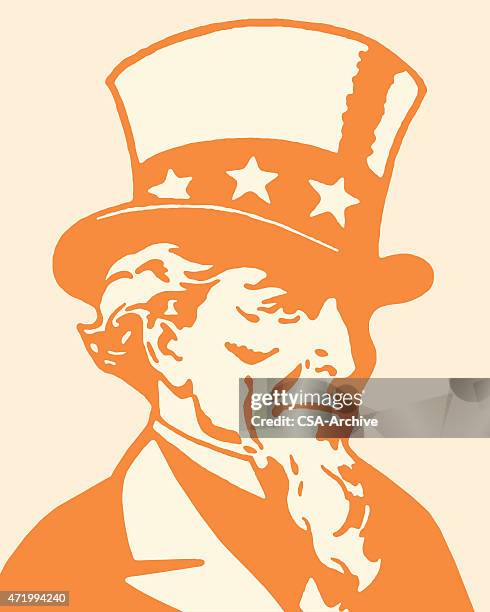 uncle sam - uncle sam stock illustrations