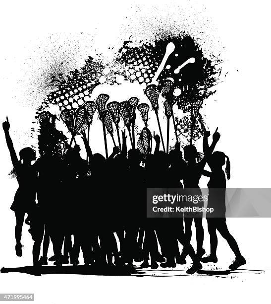 ilustraciones, imágenes clip art, dibujos animados e iconos de stock de fondo de grunge de lacrosse chicas victoria - superestrella deportista