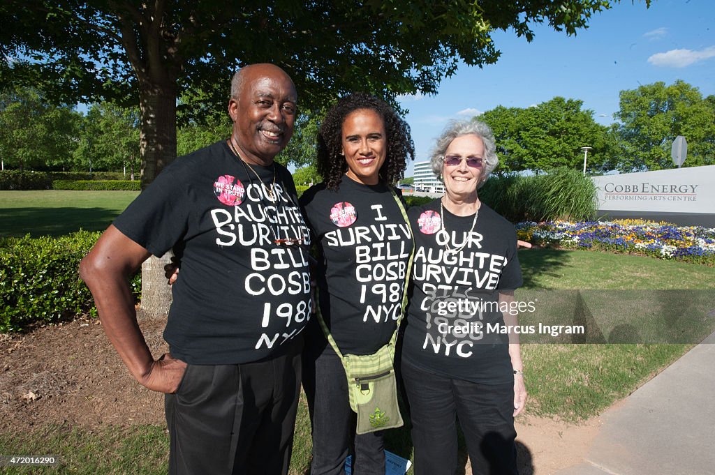 Protest Outside Of Bill Cosby's "Far From Finished" Tour