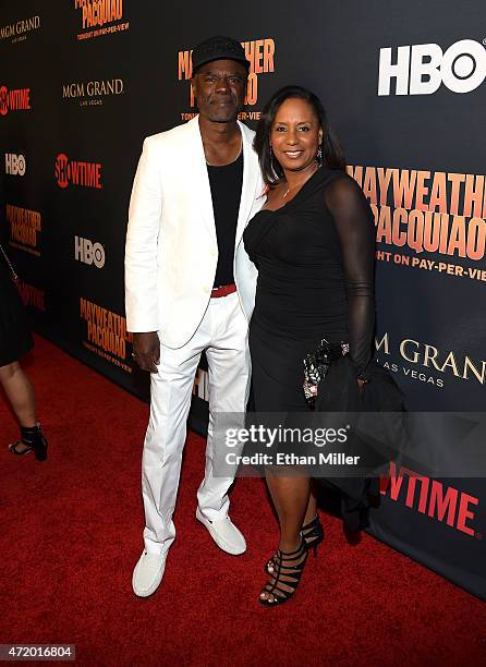 Actor Glynn Turman and Jo-Ann Allen attend the SHOWTIME And HBO VIP Pre-Fight Party for "Mayweather VS Pacquiao" at MGM Grand Hotel & Casino on May...