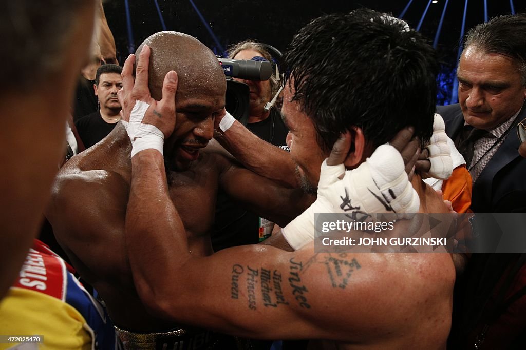 BOX-US-PACQUIAO-MAYWEATHER