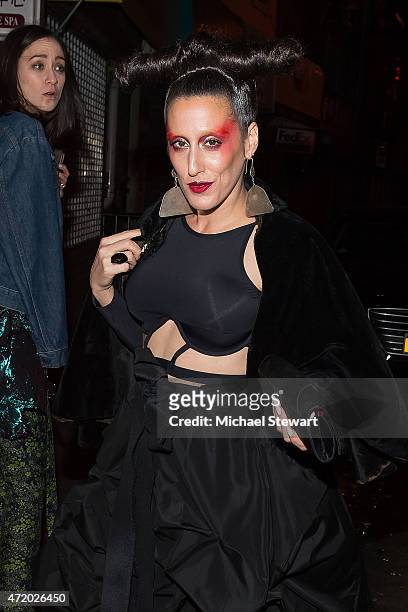 Ladyfag attends the Vogue.com Dim Sum Pajama Party at Nom Wah Tea Parlor on May 2, 2015 in New York City.