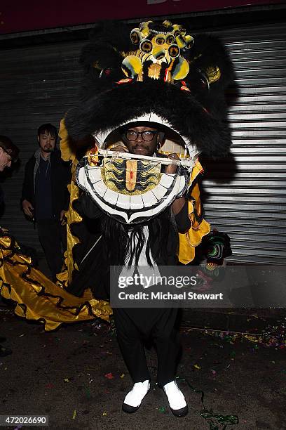 Musician will.i.am attends the Vogue.com Dim Sum Pajama Party at Nom Wah Tea Parlor on May 2, 2015 in New York City.