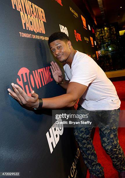 Actor Pooch Hall attends the SHOWTIME And HBO VIP Pre-Fight Party for "Mayweather VS Pacquiao" at MGM Grand Hotel & Casino on May 2, 2015 in Las...