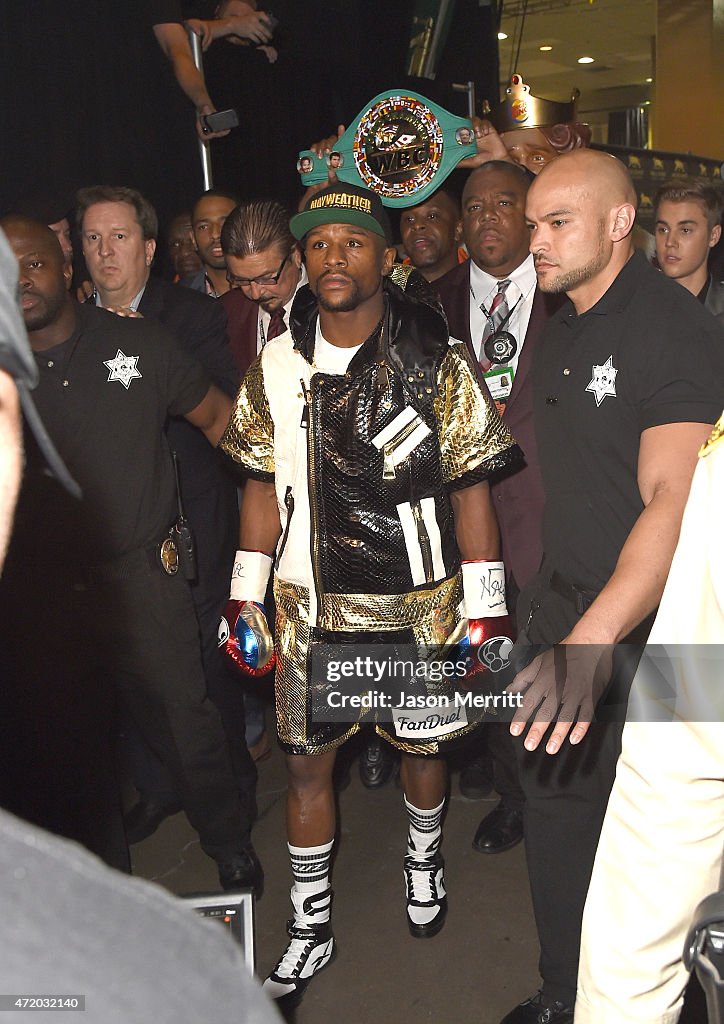 Backstage At "Mayweather VS Pacquiao"