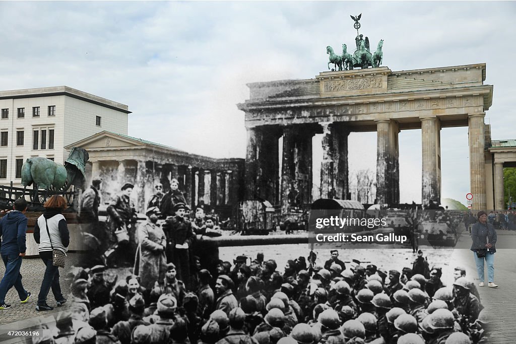 70 Years Since WW2: Overlay Images Show Then And Today
