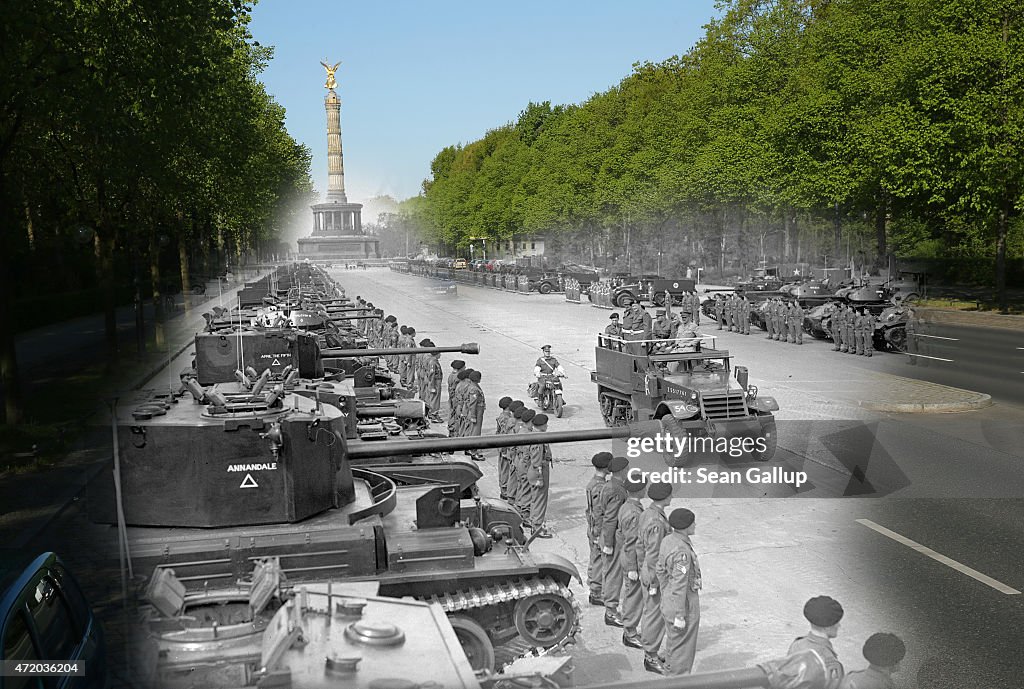 70 Years Since WW2: Overlay Images Show Then And Today