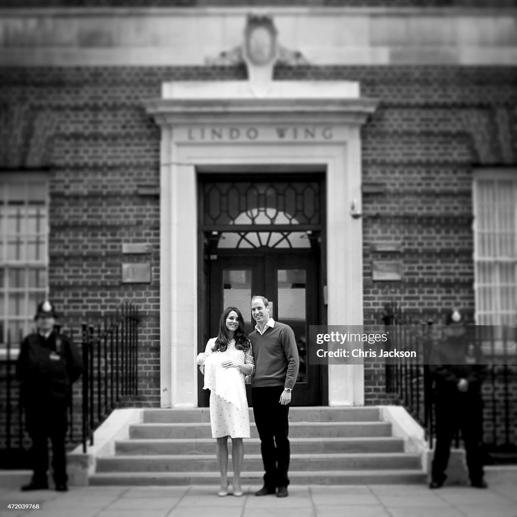 An Alternative View: Duke And Duchess Of Cambridge Welcome Their Daughter