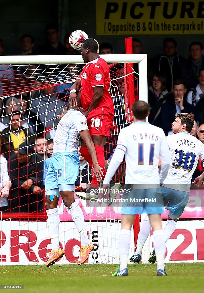 Crawley Town v Coventry City - Sky Bet League One