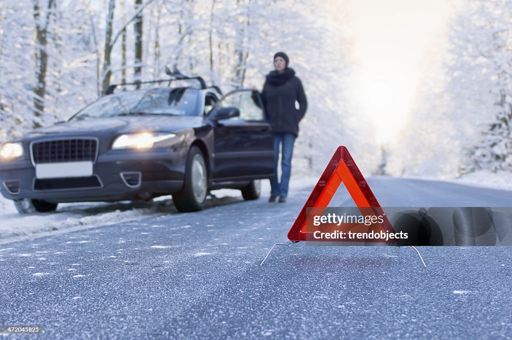Winter driving - car breakdown