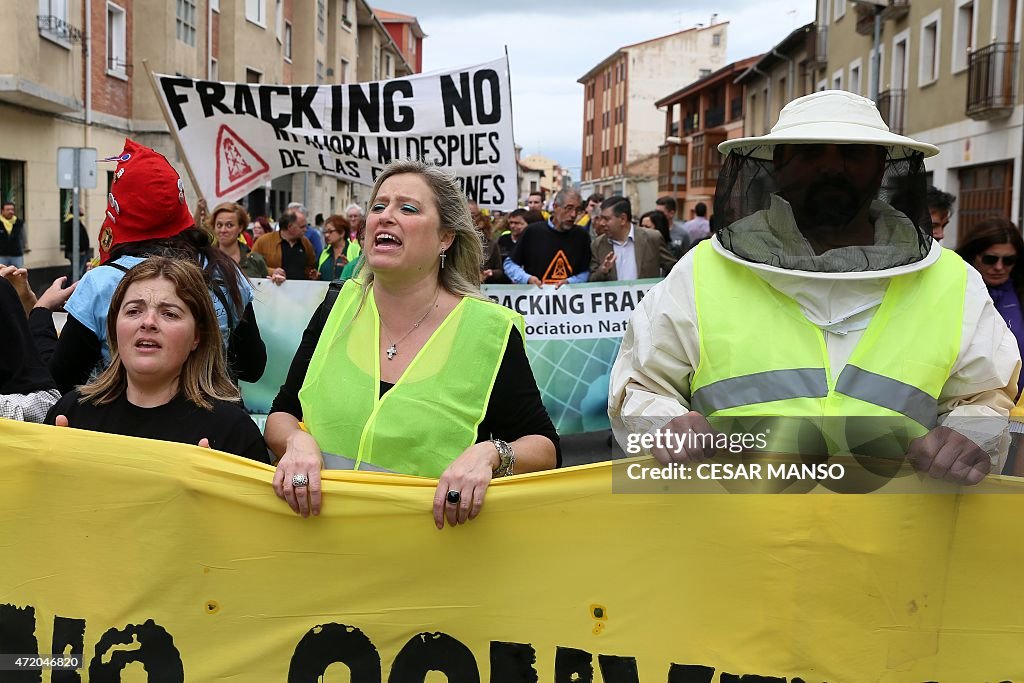 SPAIN-ENERGY-FRACKING-PROTEST