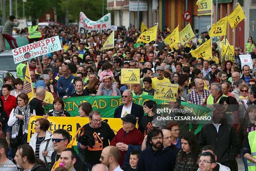 SPAIN-ENERGY-FRACKING-PROTEST