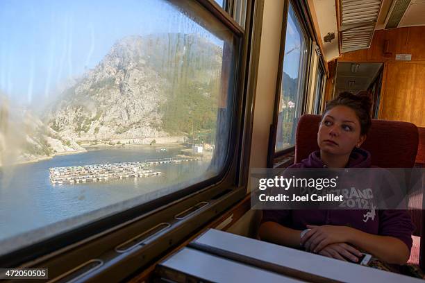 train travel in bosnia - mostar stock pictures, royalty-free photos & images