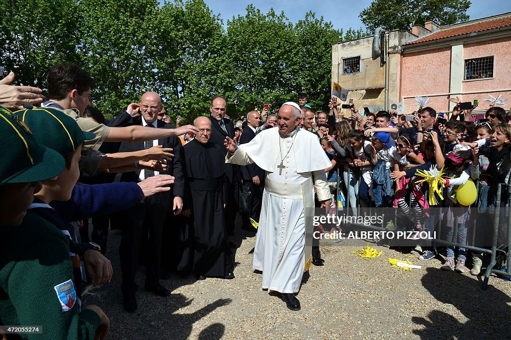 ITALY-POPE-VISIT-OSTIA