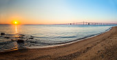 Chesapeake Bay Bridge Sunrise Panorama