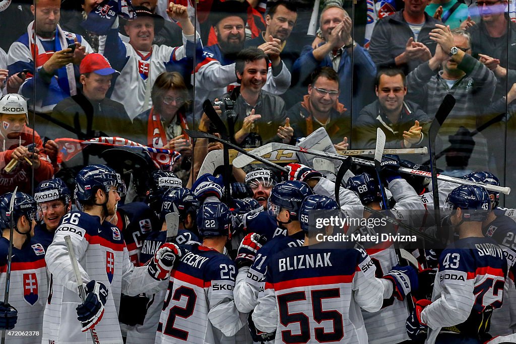 Belarus v Slovakia - 2015 IIHF Ice Hockey World Championship
