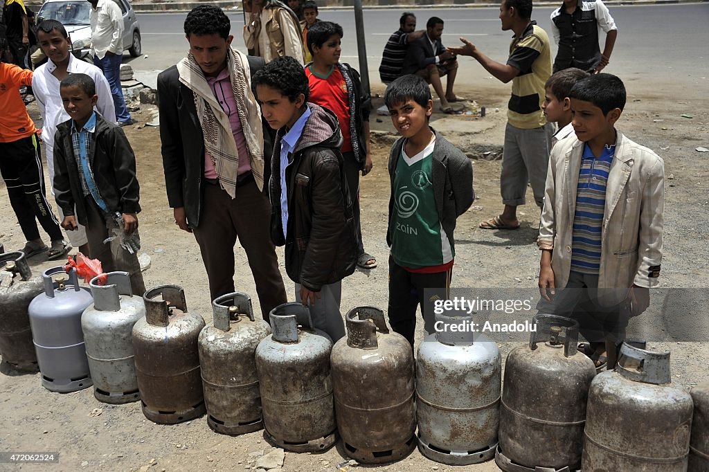 Gas crisis in Yemen