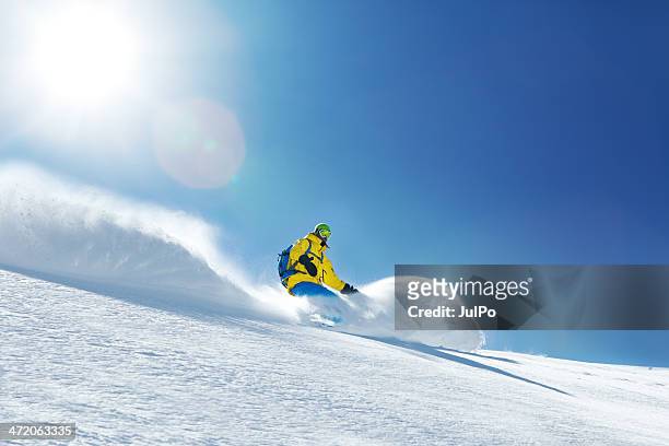 snowboarding - jammu and kashmir stock pictures, royalty-free photos & images