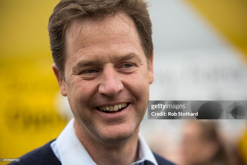 Nick Clegg Campaigns In Bermondsey, Lewes And Maidstone