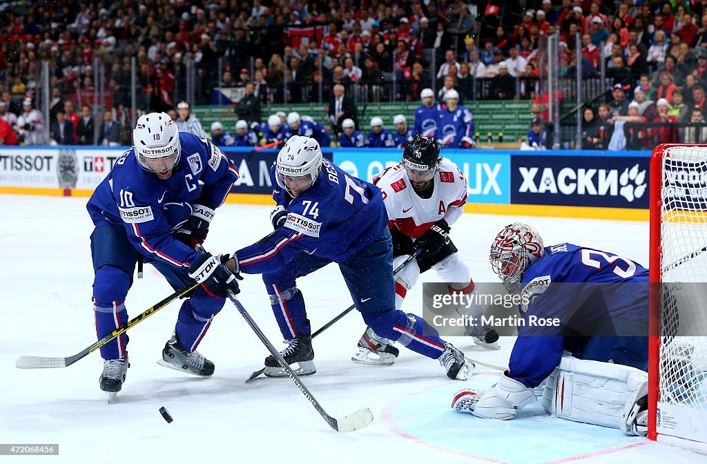 France v Switzerland - 2015 IIHF Ice Hockey World Championship