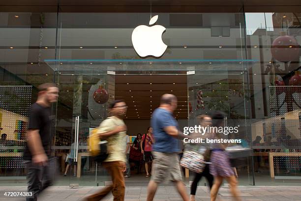 apple store - apple store stock pictures, royalty-free photos & images