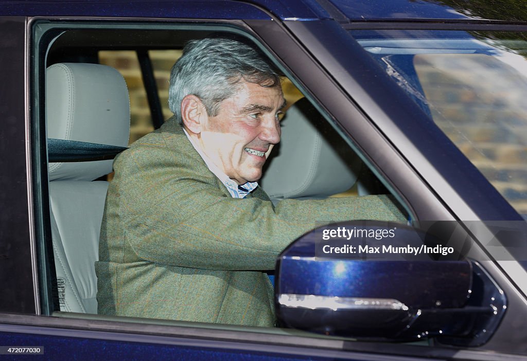 Visitors Arrive at Kensington Palace The Day After The Birth Of The Duke And Duchess Of Cambridge's Daughter