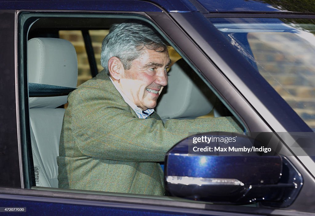 Visitors Arrive at Kensington Palace The Day After The Birth Of The Duke And Duchess Of Cambridge's Daughter