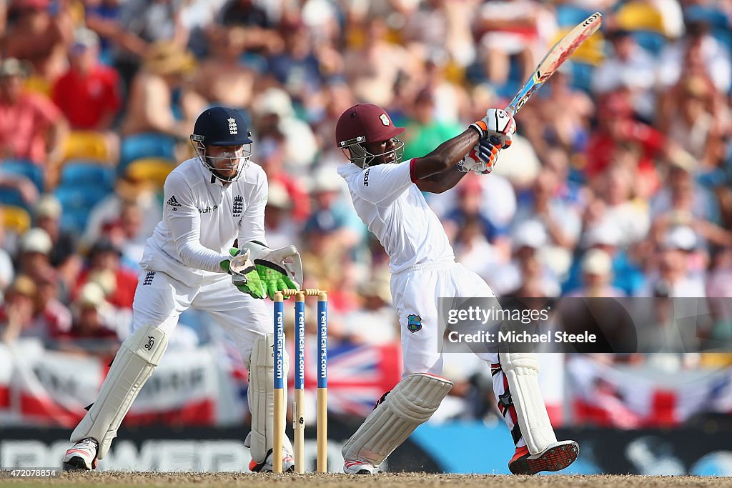 West Indies v England - 3rd Test: Day Three