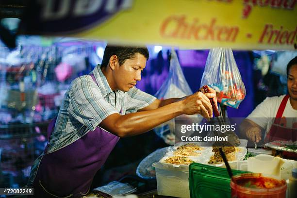 thai street food - phuket province stock-fotos und bilder