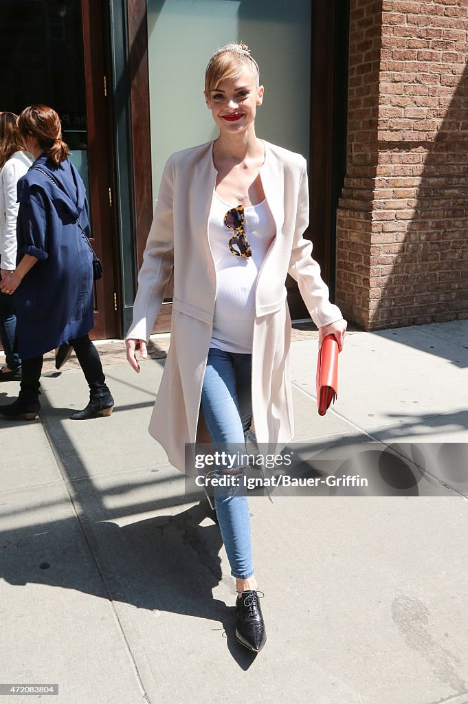 Celebrity Sightings In New York City - May 03, 2015