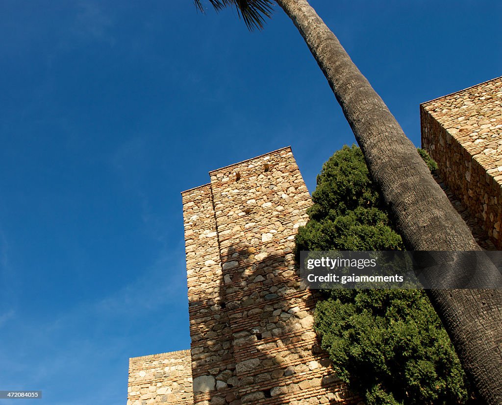 Alcazaba Befestigungsmauer