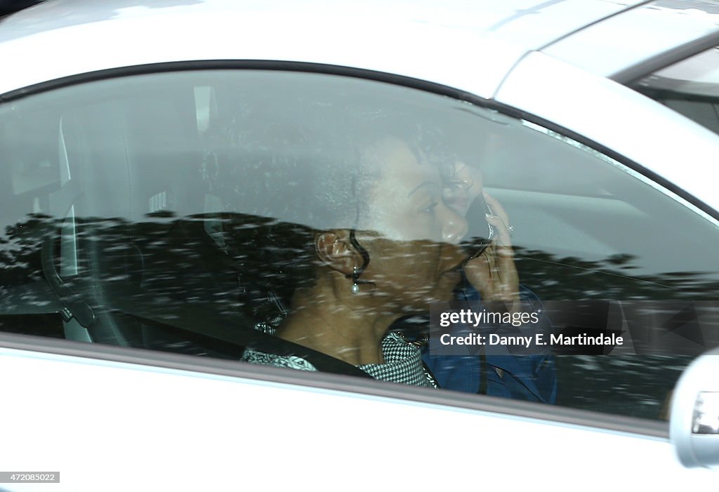 Visitors Arrive at Kensington Palace The Day After The Birth Of The Duke And Duchess Of Cambridge's Daughter