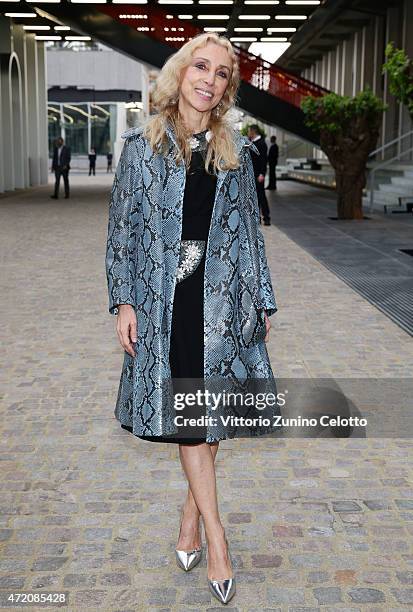 Franca Sozzani attends the Fondazione Prada Opening on May 3, 2015 in Milan, Italy.