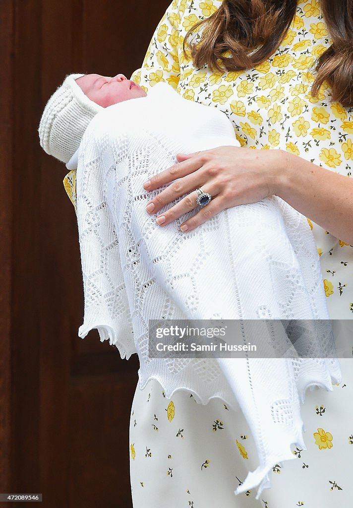 The Duke And Duchess Of Cambridge Depart The Lindo Wing With Thier Second Child