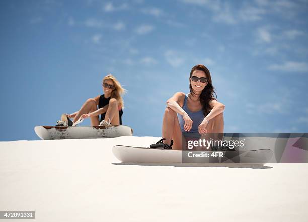 sandboarding - sand boarding stock pictures, royalty-free photos & images