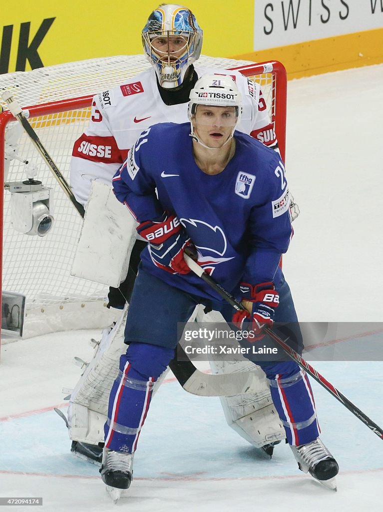 France v Switzerland - 2015 IIHF Ice Hockey World Championship