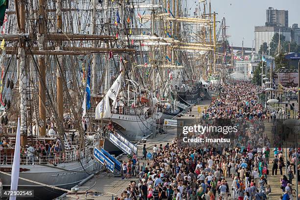 the tall ships races 2013 - tall ship stock pictures, royalty-free photos & images