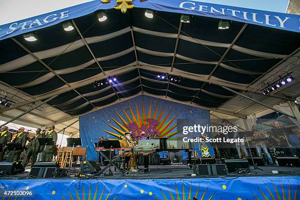 Dr. John: Ske Dat De Dat... The Spirit of Satch performs during 2015 New Orleans Jazz & Heritage Festival - Day 7 at Fair Grounds Race Course on May...