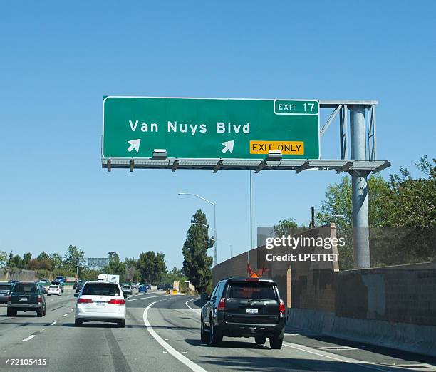 van nuys blvd - van nuys stock pictures, royalty-free photos & images