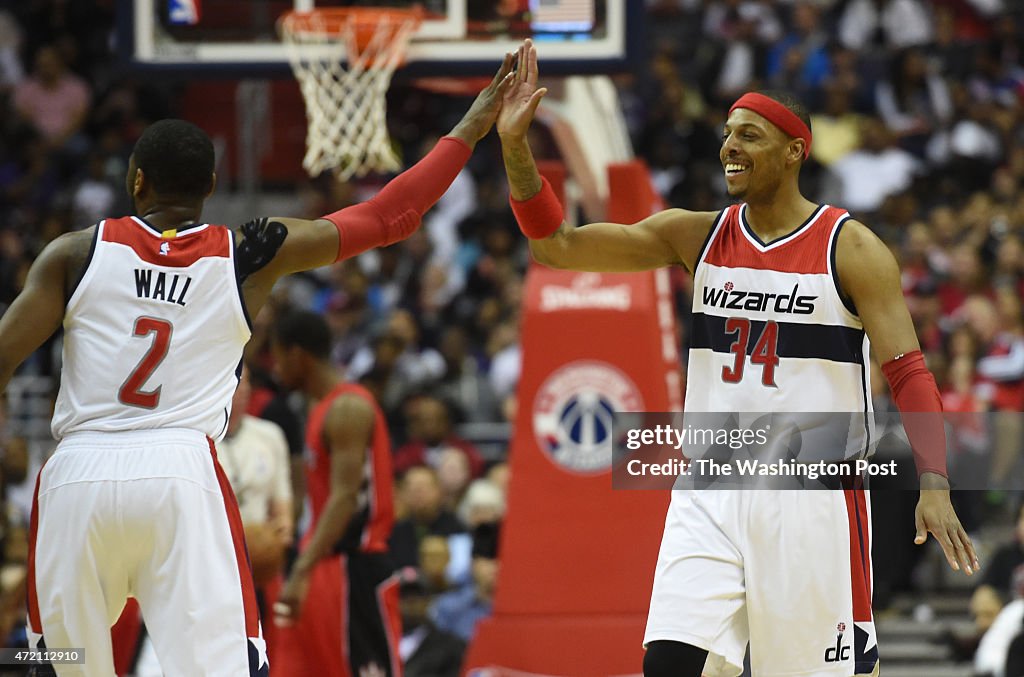 First round of the NBA Play-offs -Toronto Raptors at Washington Wizards