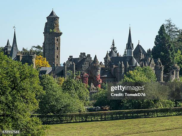 löwenburg - kassel stock-fotos und bilder