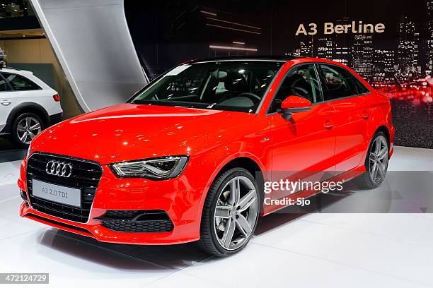 audi a3 saloon - audi a3 stock pictures, royalty-free photos & images