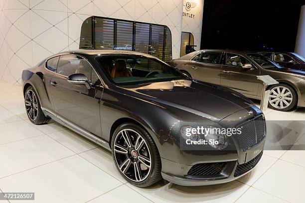 bentley continental gt - bentley stock pictures, royalty-free photos & images