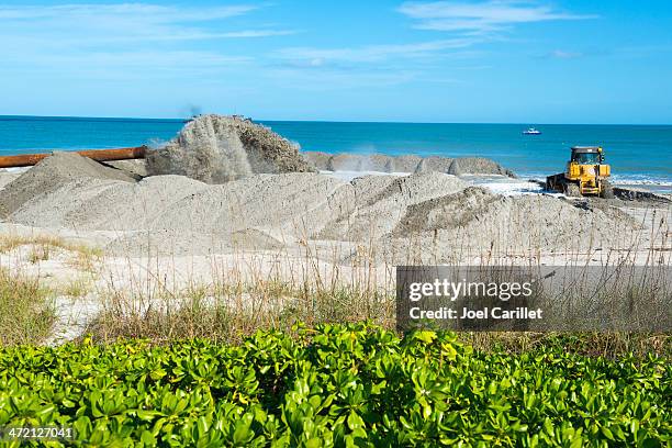 beach reclamation in florida - reclamation stock pictures, royalty-free photos & images