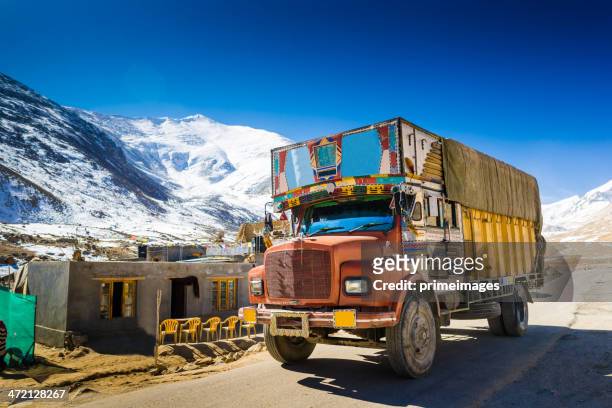 beautiful landscape in norther part of india - trucks stock pictures, royalty-free photos & images