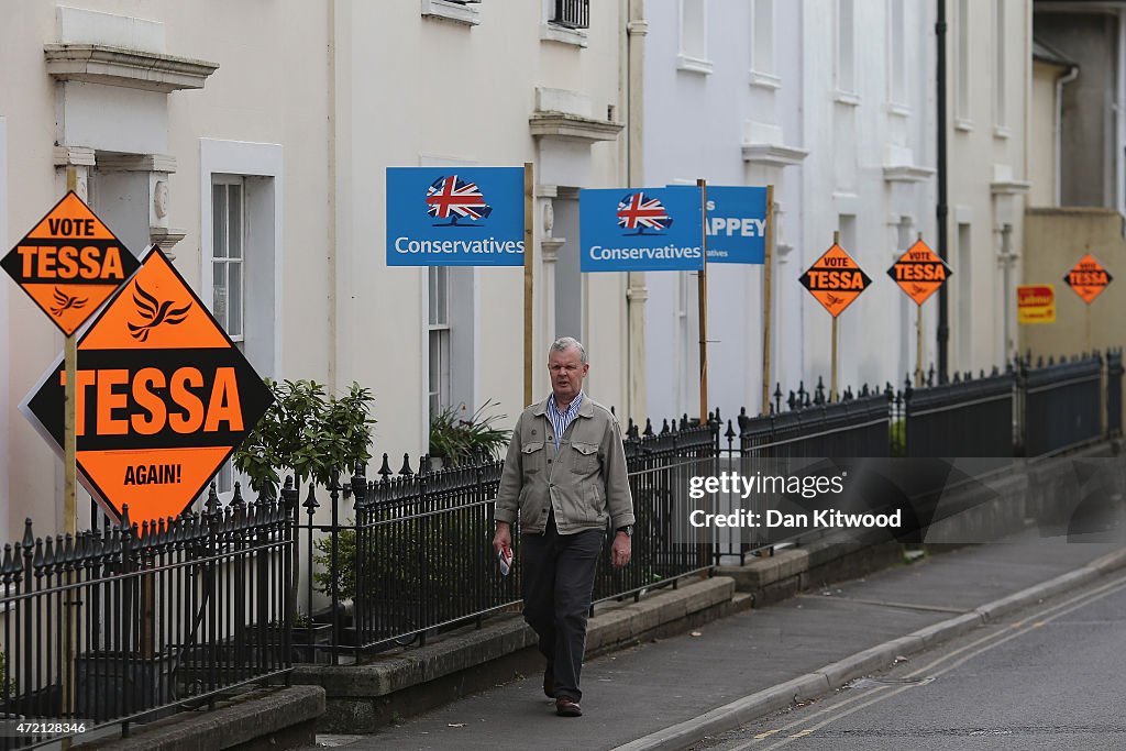 David Cameron Campaigns As Election Day Looms